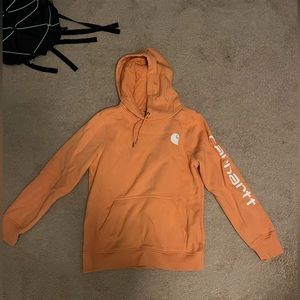 Women’s Carhartt Hoodie Orange Size Medium